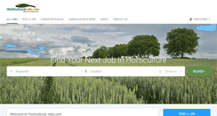 Desktop Screenshot of horticulturaljobs.com